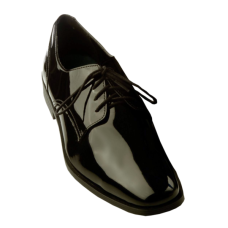 "Chicago" Patent Tuxedo Shoe - Wide Width