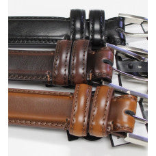 Smooth Padded Leather Dress Belt