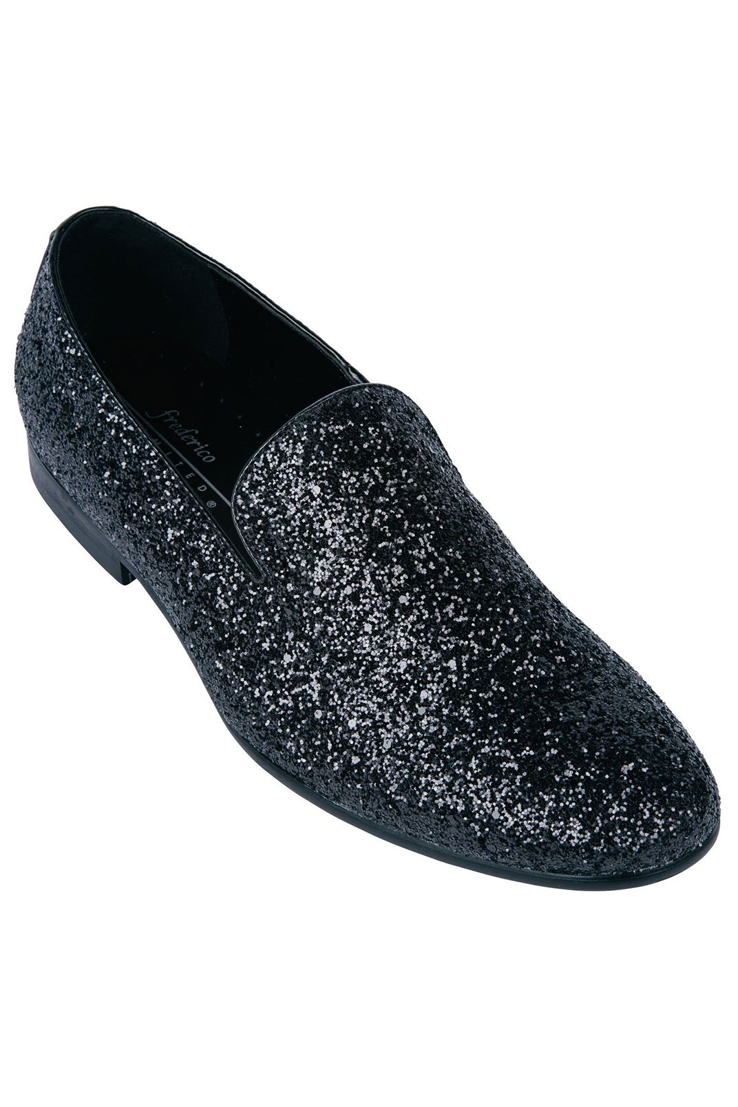 Men's Black Sparkle Fashion Shoes